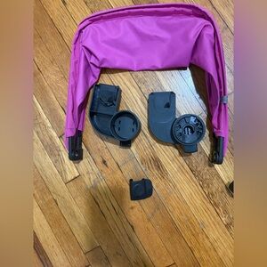 Pink Kids Stroller Canopy